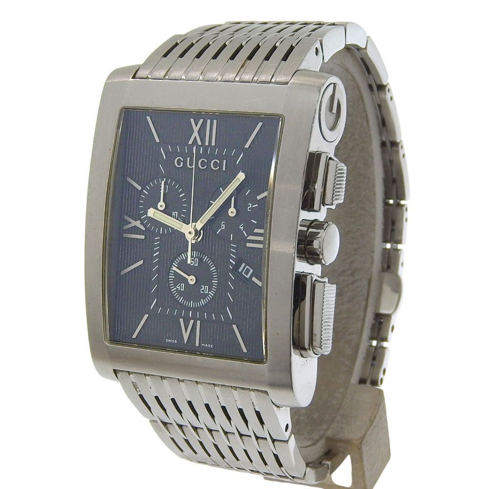 Gucci Gucci Gucci G Metro Stainless Steel Chronograph Metal Quartz 8600M DUTY FREE for USA Size ONE SIZE - 2 Thumbnail