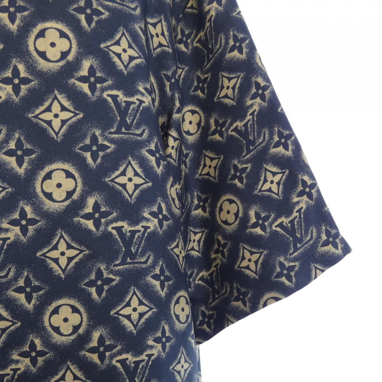 Louis Vuitton Louis Vuitton Louis Vuitton Monogram Silk Short Sleeve Shirt Textile Tops HPS34WZ49 DUTY FREE for USA Size ONE SIZE - 6 Thumbnail
