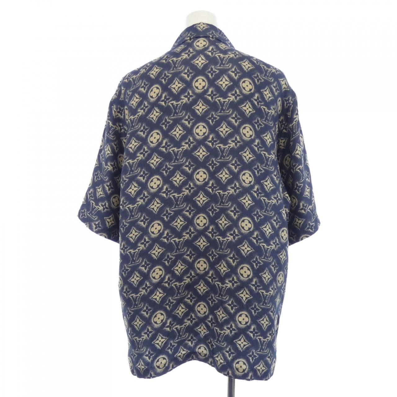 Louis Vuitton Louis Vuitton Louis Vuitton Monogram Silk Short Sleeve Shirt Textile Tops HPS34WZ49 DUTY FREE for USA Size ONE SIZE - 2 Thumbnail
