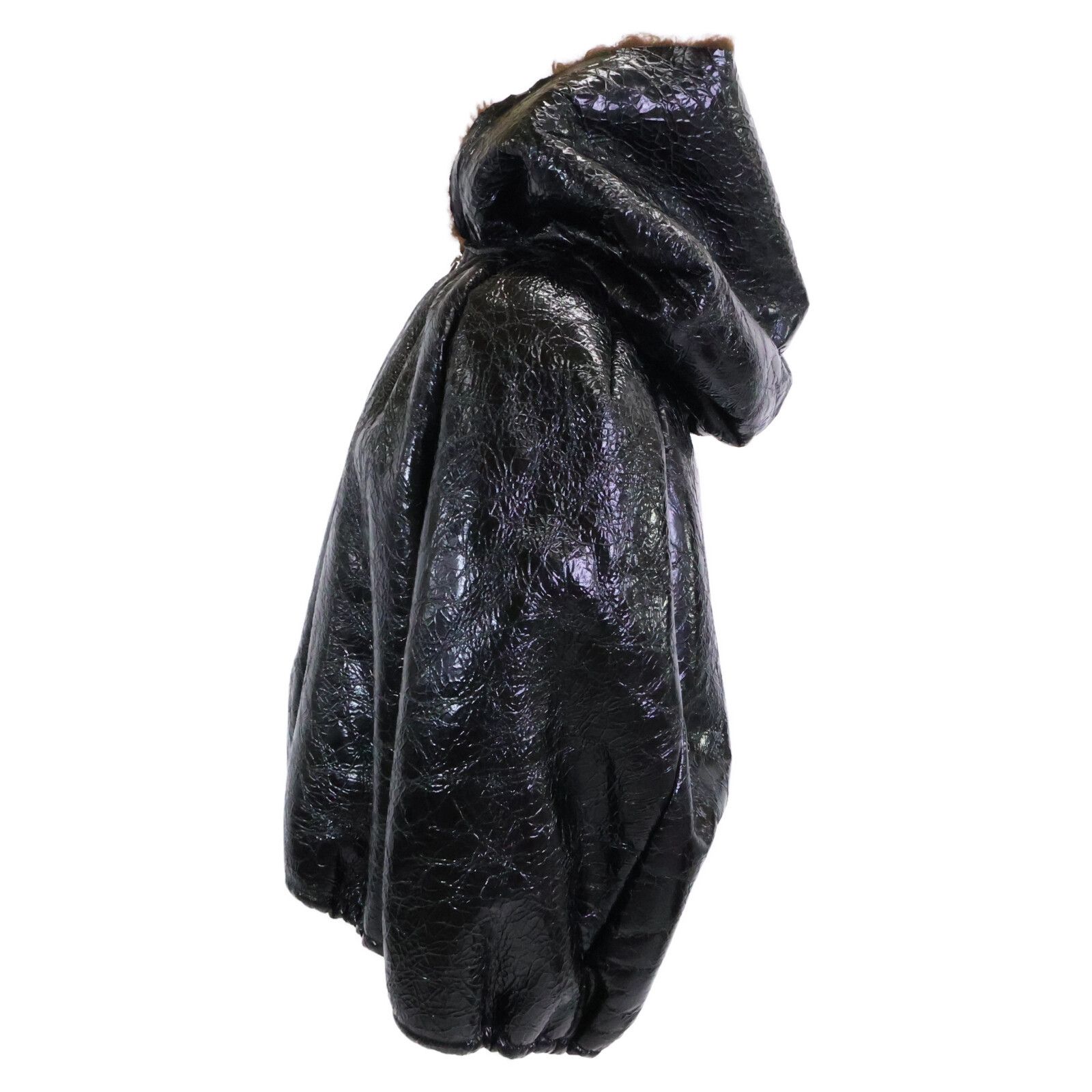 Miu Miu Miu Miu Miu Miu Sheepskin Cape Jacket Leather Outerwear MPV697 DUTY FREE for USA Size ONE SIZE - 2 Thumbnail