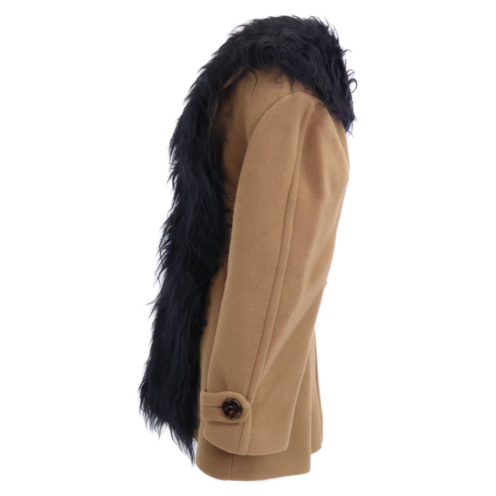 Miu Miu Miu Miu Miu Miu Mohair Collection Wool Jacket Textile Outerwear MH1627 DUTY FREE for USA Size ONE SIZE - 2 Thumbnail