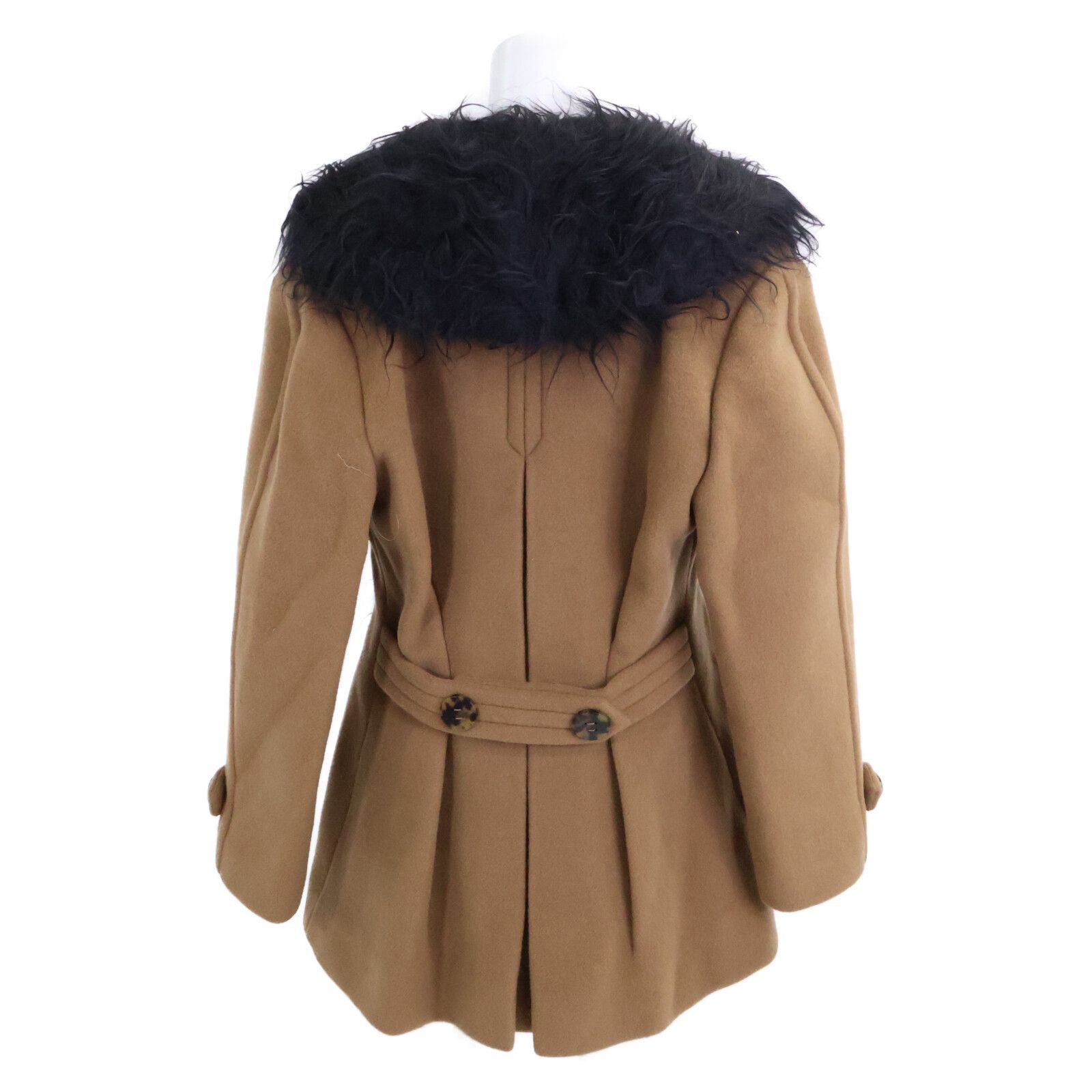 Miu Miu Miu Miu Miu Miu Mohair Collection Wool Jacket Textile Outerwear MH1627 DUTY FREE for USA Size ONE SIZE - 3 Thumbnail