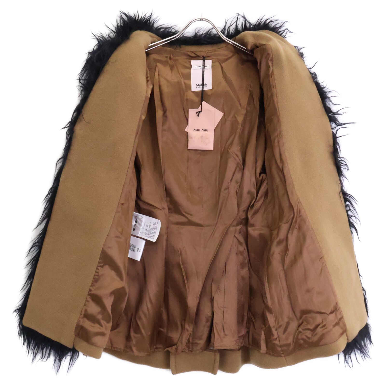 Miu Miu Miu Miu Miu Miu Mohair Collection Wool Jacket Textile Outerwear MH1627 DUTY FREE for USA Size ONE SIZE - 4 Thumbnail
