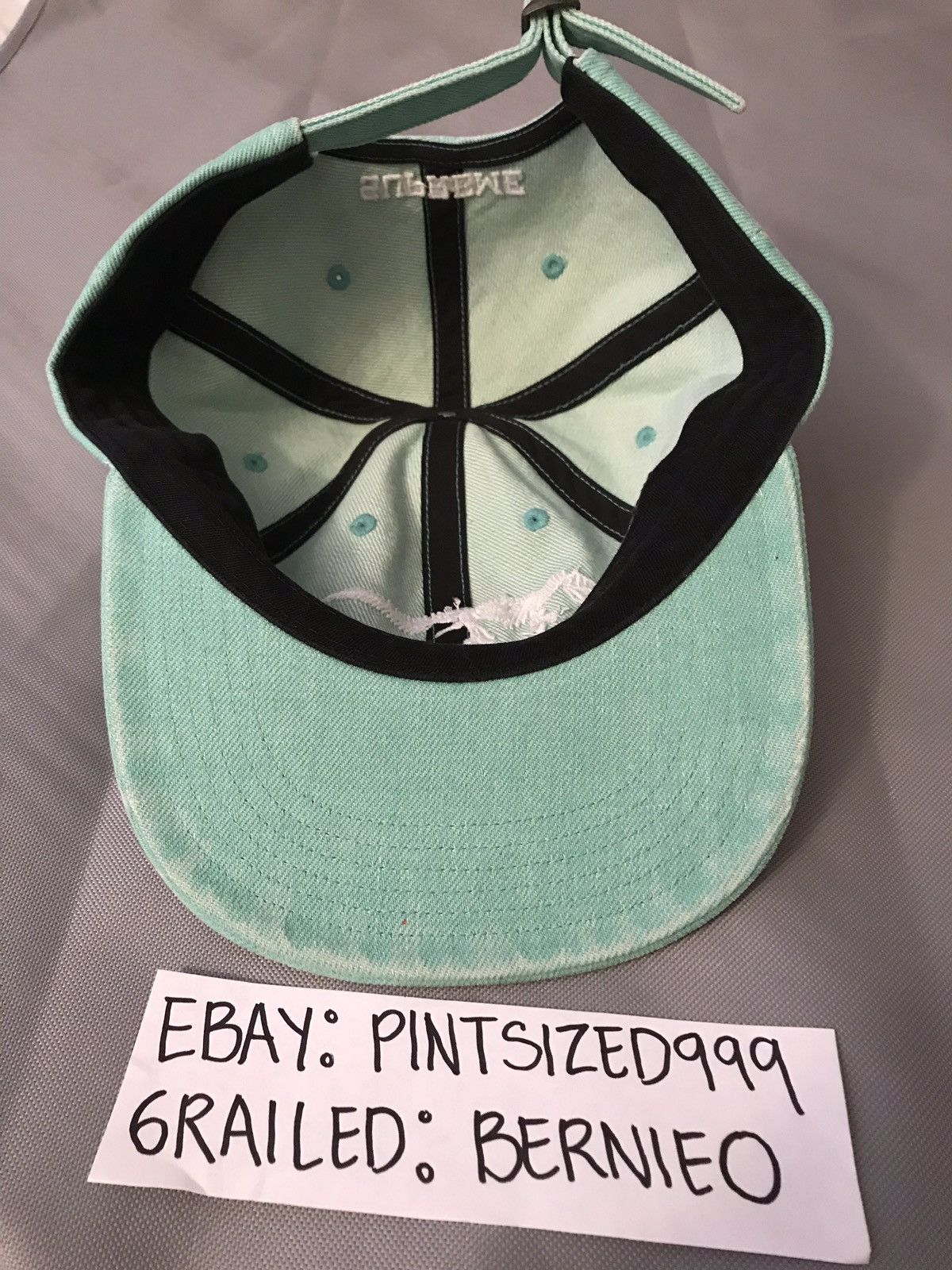 Supreme Supreme B.C. Dinosaur T-Rex 6-Panel Hat Green FW18