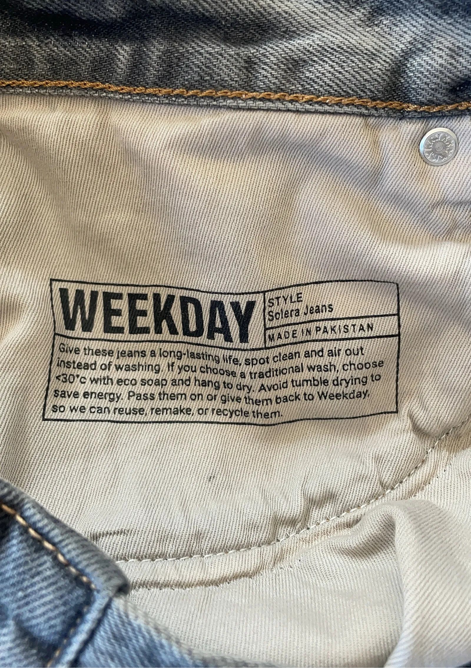 Weekday Weekday Solera Jeans Size US 28 / EU 44 - 3 Thumbnail