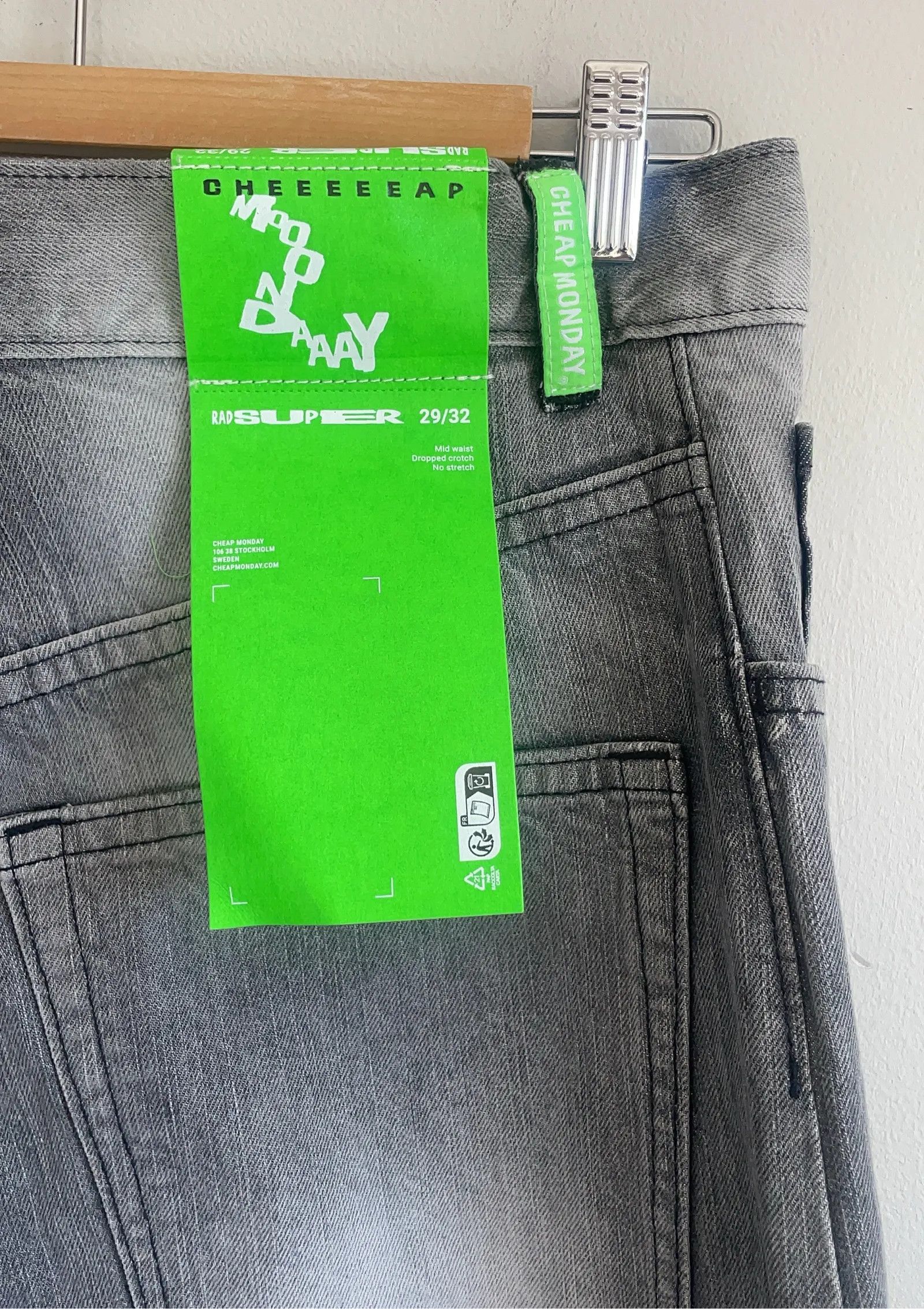 Cheap Monday Cheap Monday Rad Super Jeans Size US 29 - 2 Thumbnail