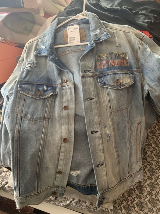 Guns n roses denim best sale jacket h&m