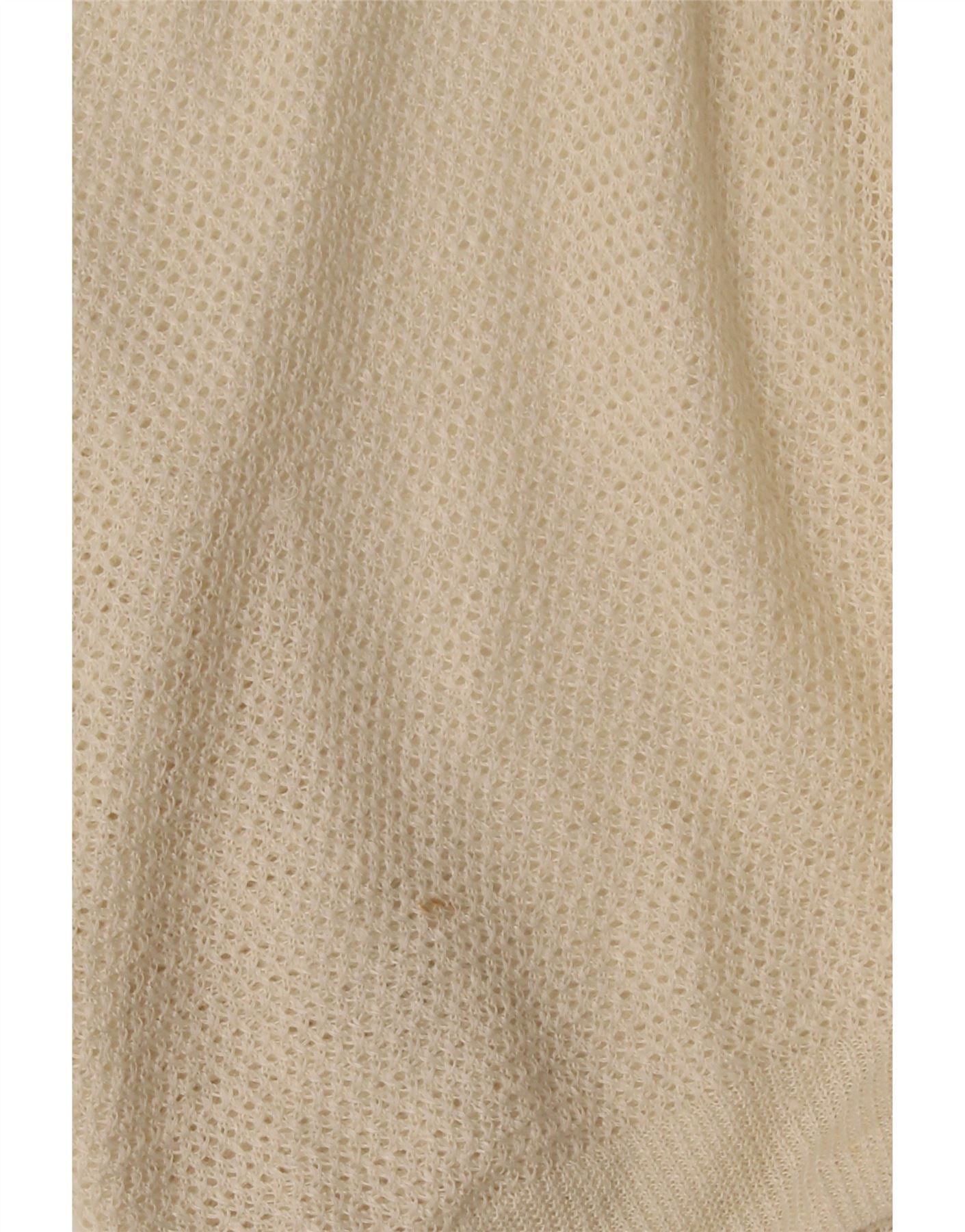 Polo Ralph Lauren Womens 3/4 Sleeve Cardigan Sweater UK 14 Medium Beige Size XXL / US 16-18 / IT 52-54 - 3 Thumbnail