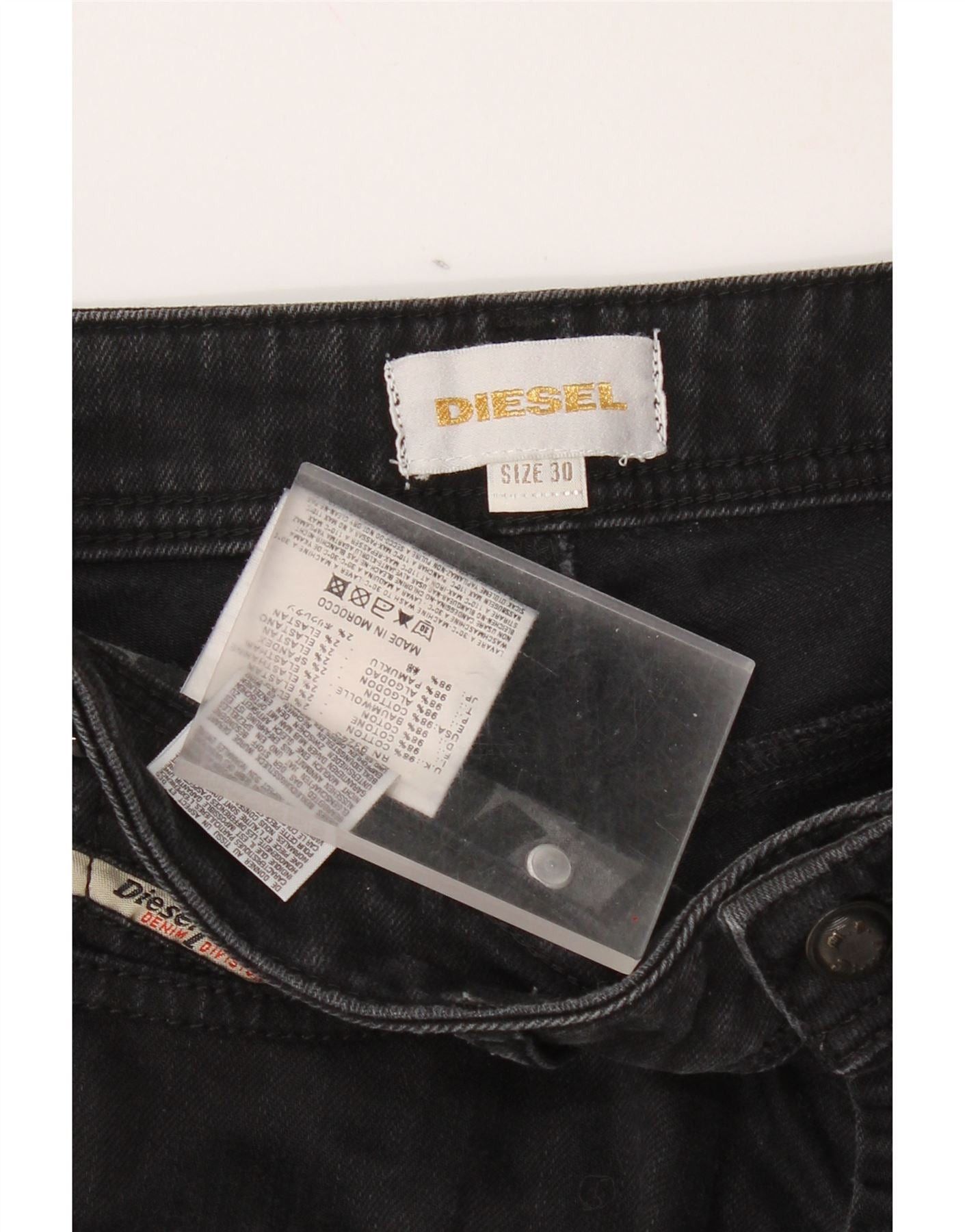 Diesel Womens Skinny Jeans W30 L28 Grey Cotton Size 42" / US 20 - 3 Thumbnail