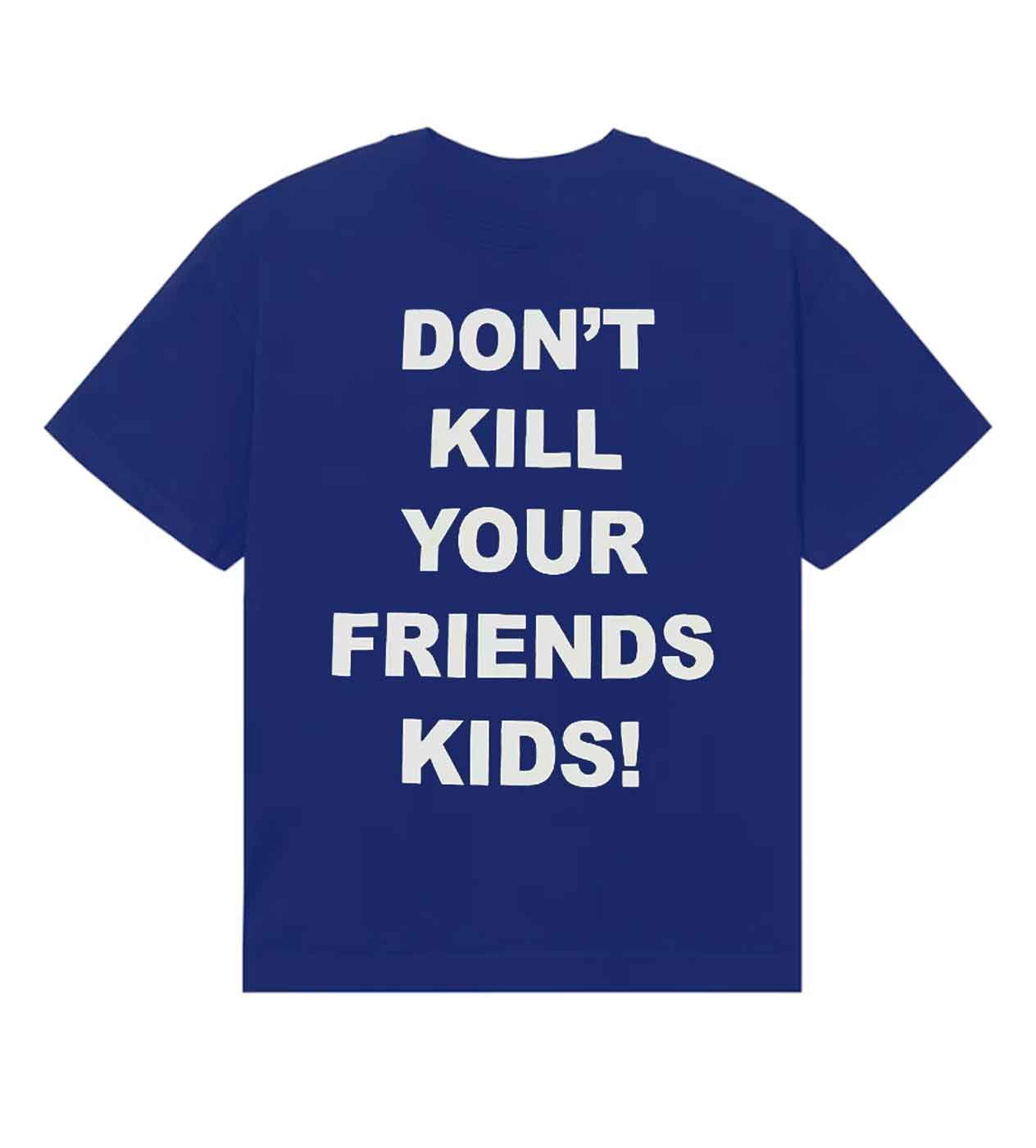Revenge x XXXTentacion Dont Kill Your Friends Kids Tee Navy Other Size US M / EU 48-50 / 2 - 2 Thumbnail