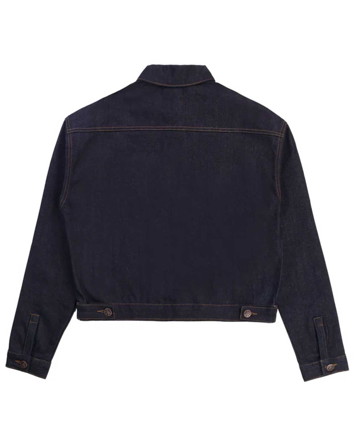 Other Boredom Kills Spider Pearl Denim Jacket Raw Indigo Size US XL / EU 56 / 4 - 2 Thumbnail