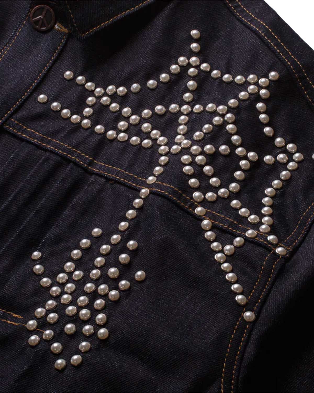 Other Boredom Kills Spider Pearl Denim Jacket Raw Indigo Size US M / EU 48-50 / 2 - 3 Thumbnail