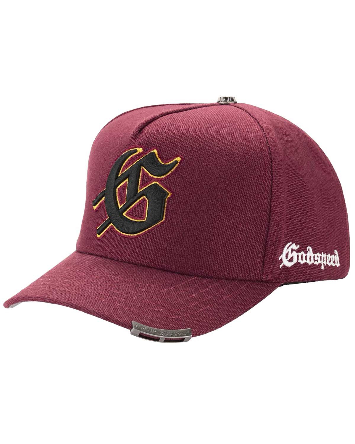 Godspeed Forever Insignia Hat Red Wine Size ONE SIZE - 4 Thumbnail
