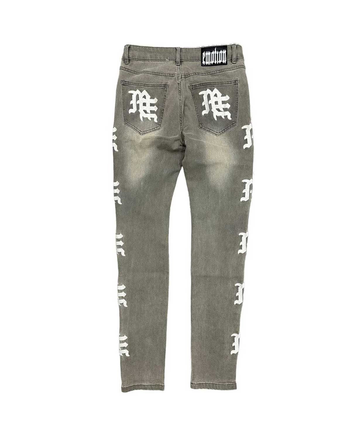 Other Mixed Emotions Monogram Denim Ash Grey Size US 30 / EU 46 - 2 Thumbnail