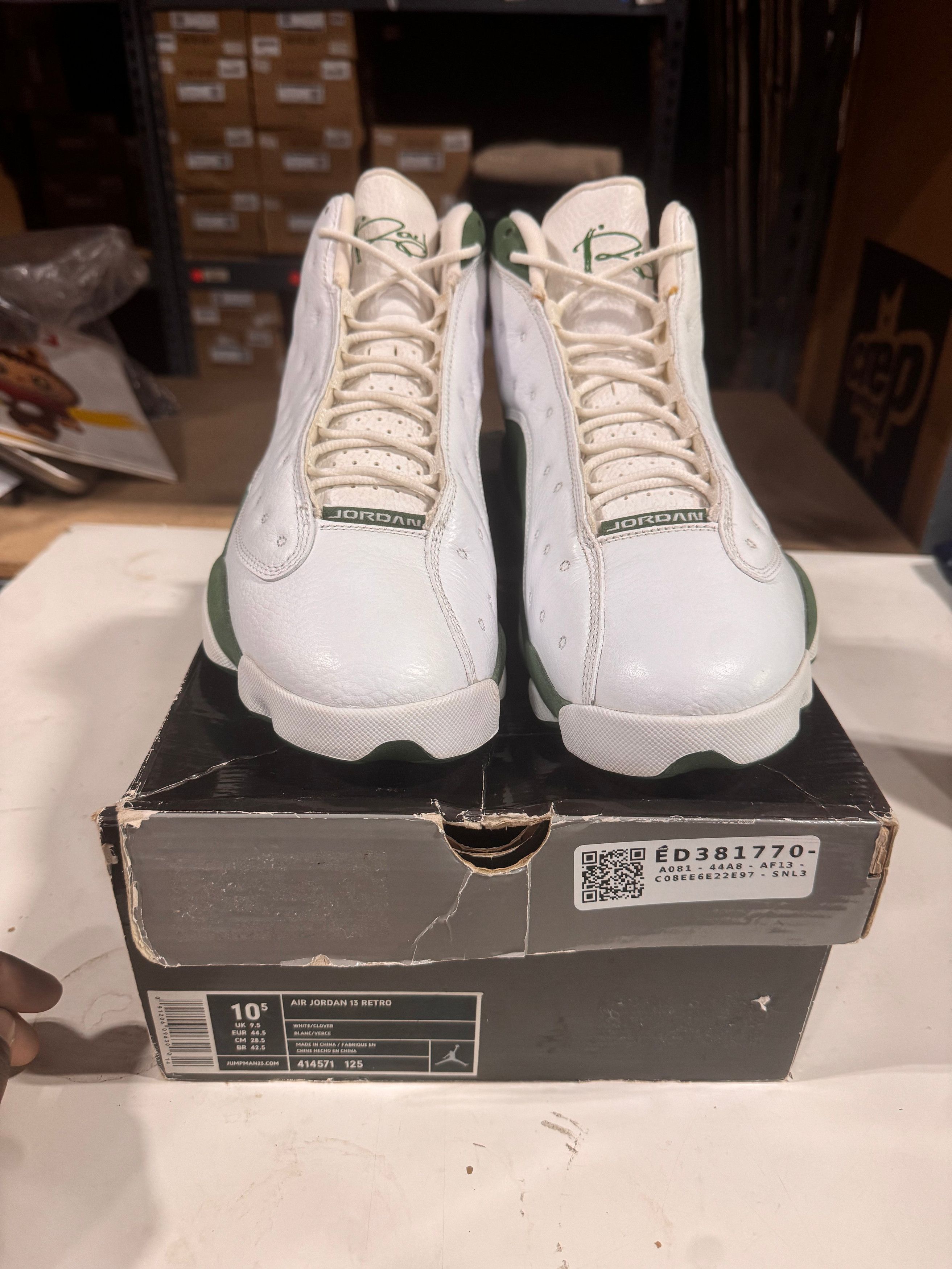 Jordan Brand PRE OWNED Jordan 13 Retro Ray Allen PE *Conditional* DS Size US 10.5 / EU 43-44 - 4 Thumbnail