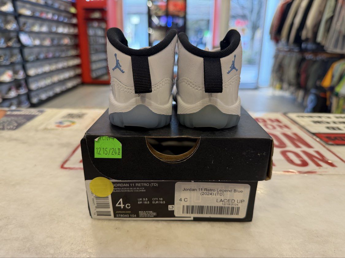 Jordan Brand *Conditional* Jordan 11 Retro Legend Blue (2024) (TD) Size US 5 / EU 37 - 4 Thumbnail
