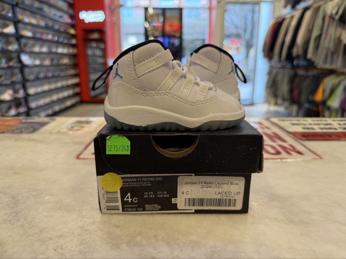 Jordan Brand *Conditional* Jordan 11 Retro Legend Blue (2024) (TD) Size US 5 / EU 37 - 5 Thumbnail