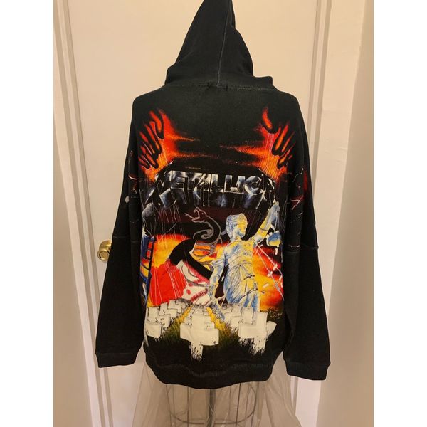 R13 R13 Oversized METALLICA HOODIE Grailed