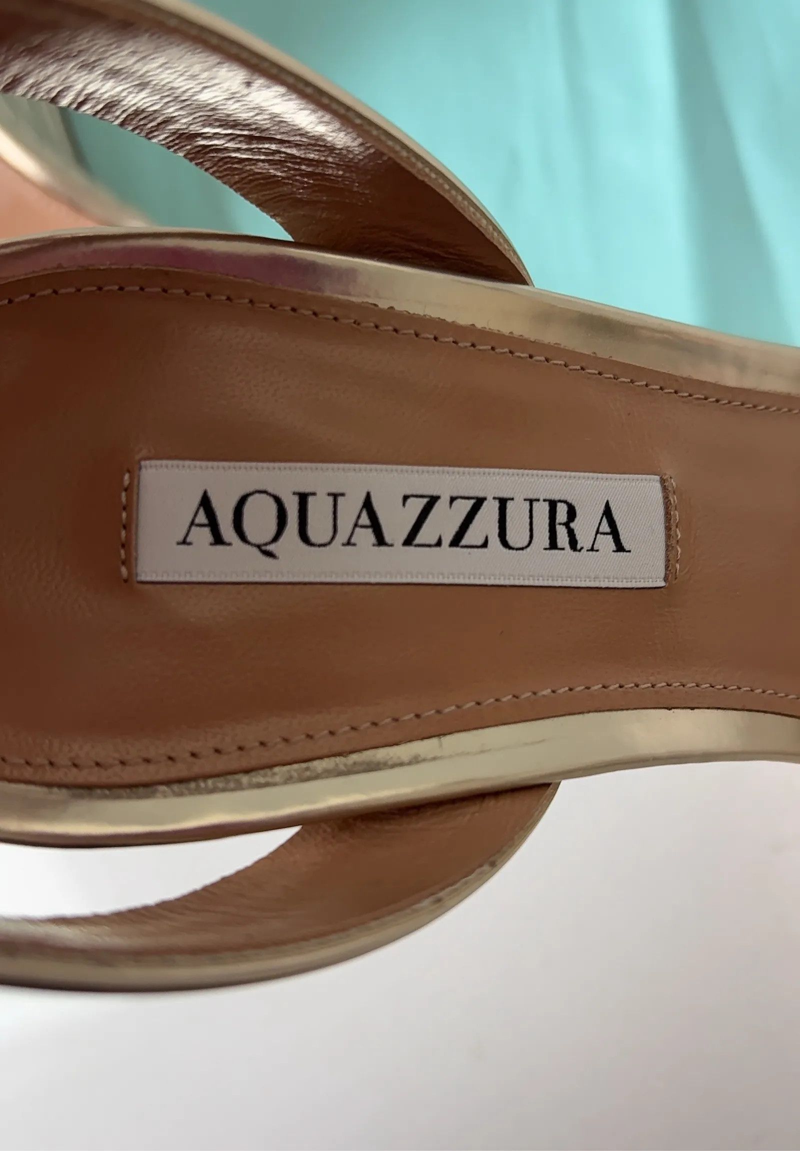 Aquazzura AQUAZZURA Wow wedge 95 Sandals Size US 9 / IT 39 - 2 Thumbnail