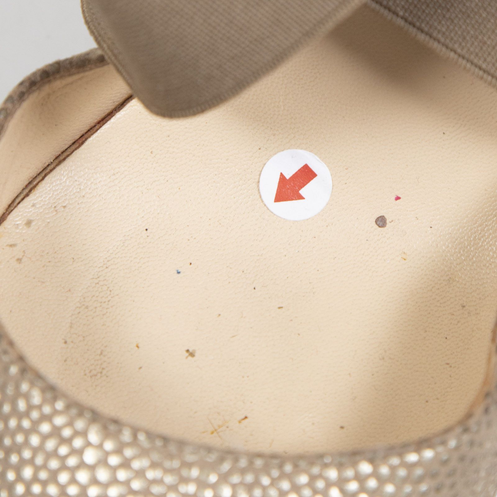 Christian Louboutin Gold Leather Big Dorcet High Heels Size US 9 / IT 39 - 15 Thumbnail