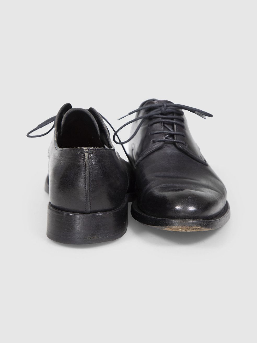 Dior Black Leather Derby Oxfords Size US 8 / IT 38 - 4 Thumbnail