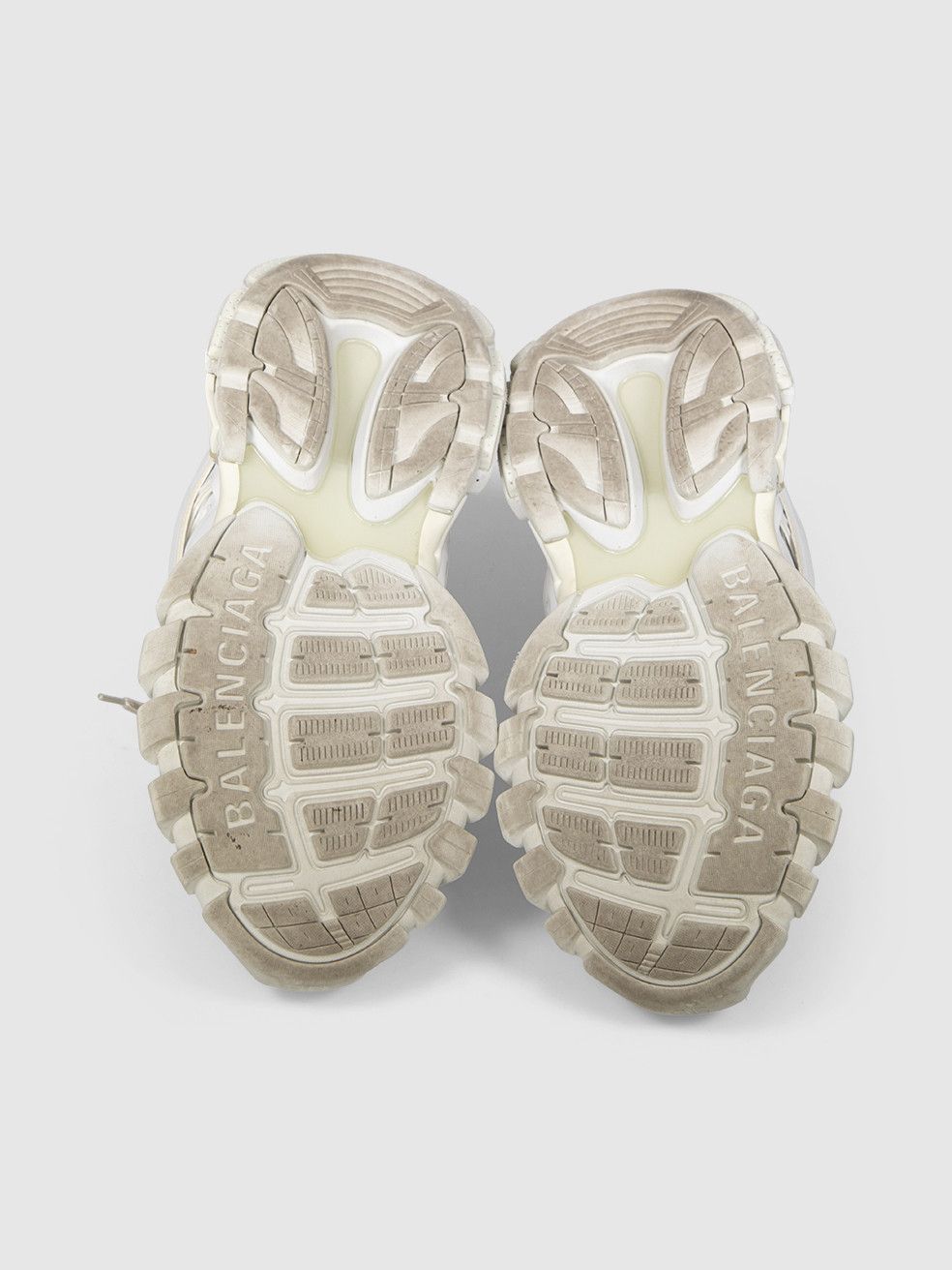Balenciaga White Chunky Track Trainers Size US 9 / IT 39 - 4 Thumbnail