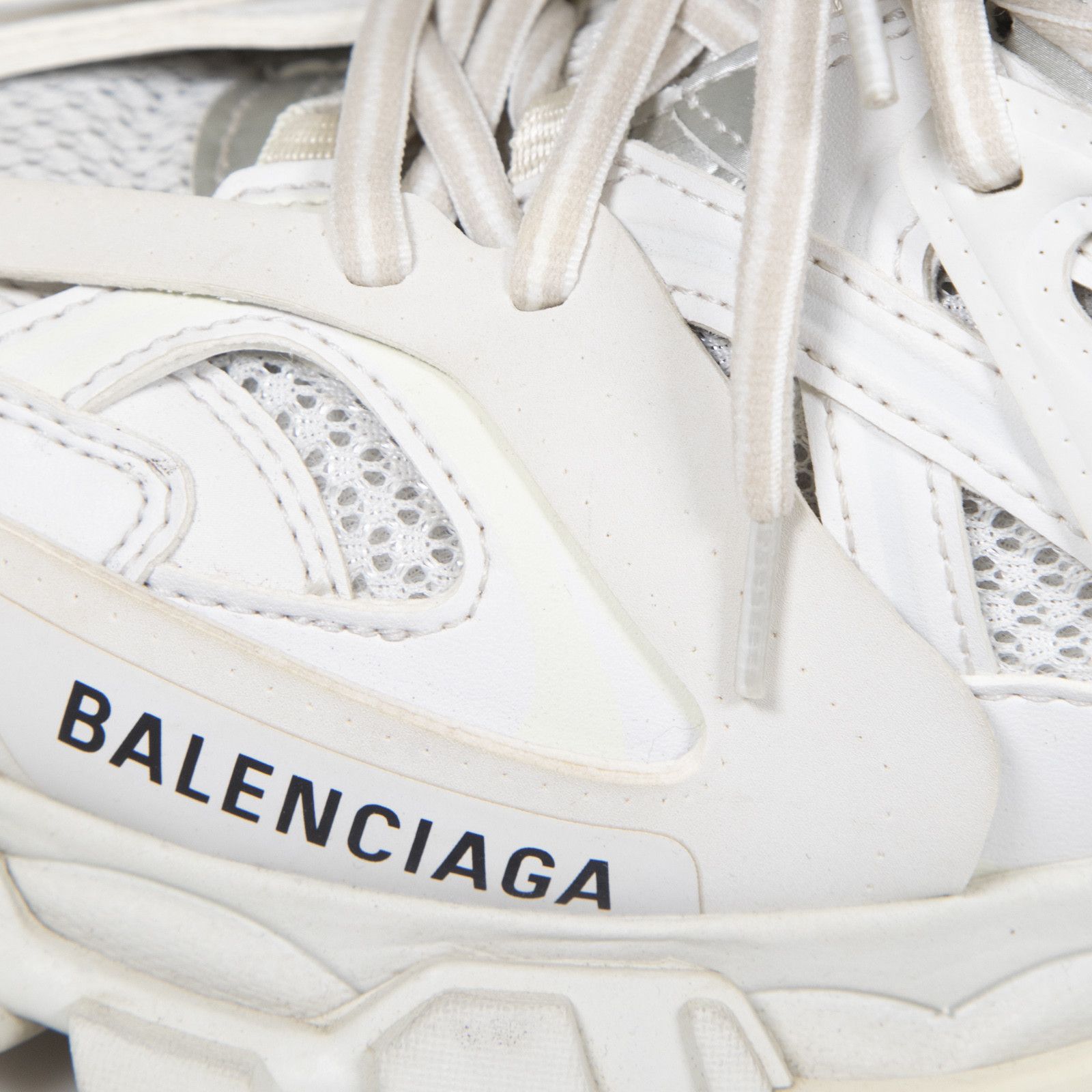 Balenciaga White Chunky Track Trainers Size US 9 / IT 39 - 5 Thumbnail