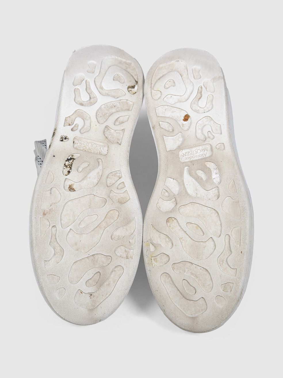 Alexander McQueen Oversized White Leather Trainers Size US 9.5 / IT 39.5 - 5 Thumbnail