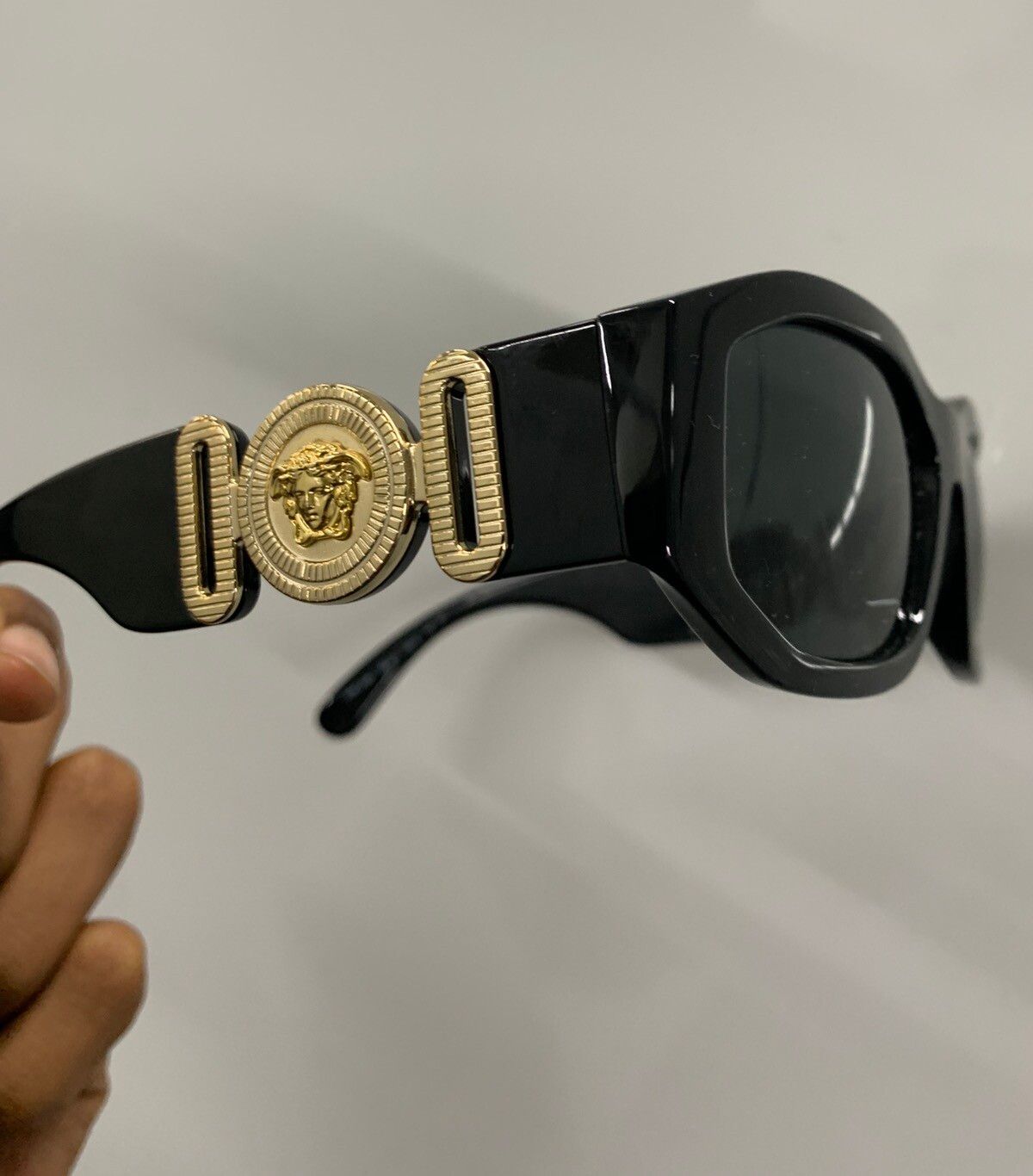 Versace Black Medusa Biggie Sunglasses Size ONE SIZE - 1 Preview