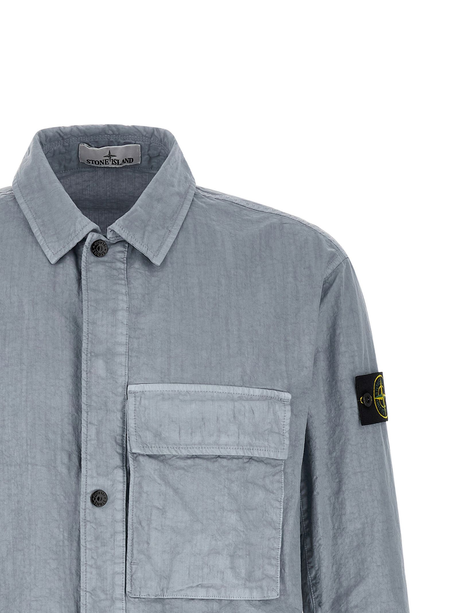 Stone Island '1200003' Overshirt Size US XL / EU 56 / 4 - 3 Thumbnail