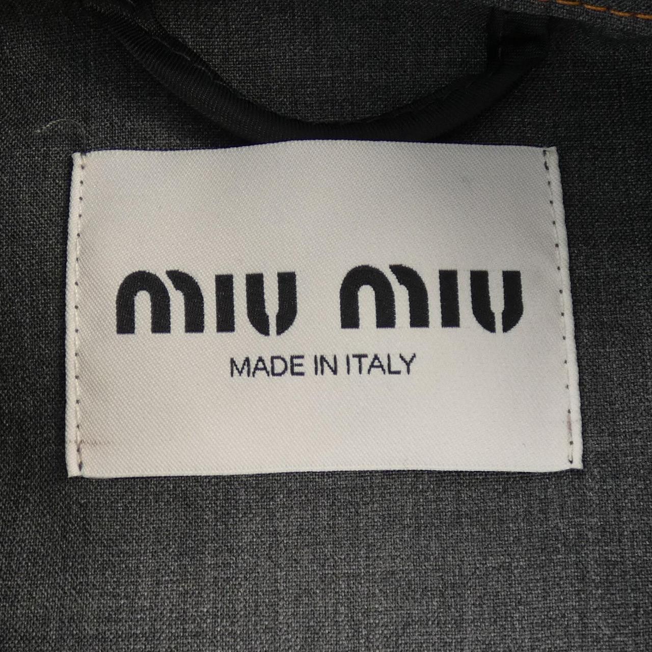 Miu Miu Miu Miu Miu Miu MIU MIU Logo Jacket Others Outerwear ML916 S232 1XMY DUTY FREE for USA Size ONE SIZE - 4 Thumbnail