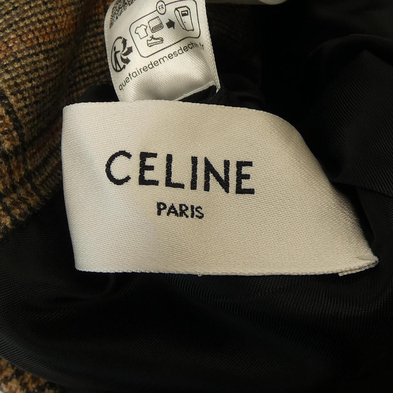 Celine Celine CELINE Cashmere Jacket Textile Outerwear 2V48Q749V DUTY FREE for USA Size ONE SIZE - 4 Thumbnail