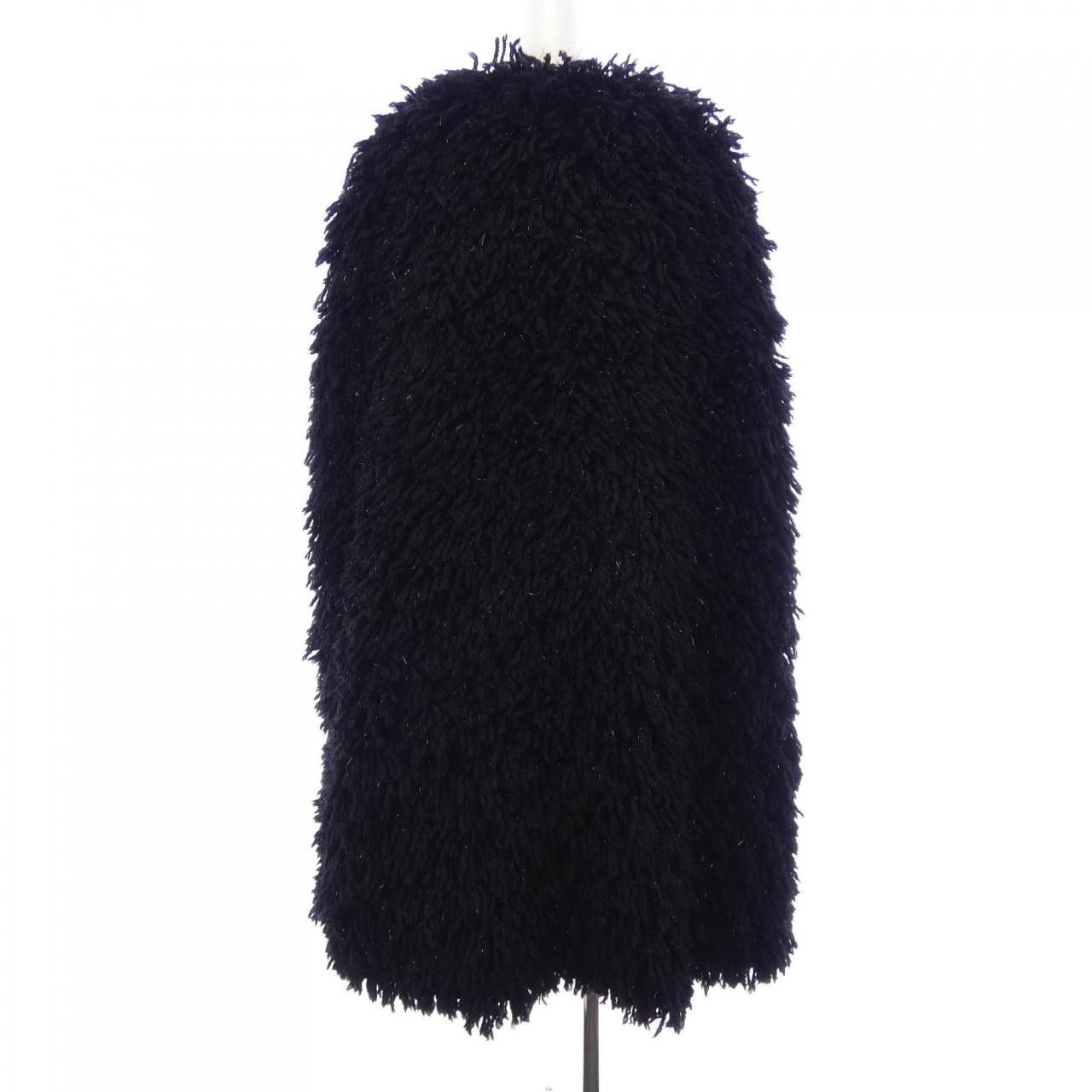 Chanel Chanel Chanel Knit Cape Textile Outerwear P73167V63056 DUTY FREE for USA Size ONE SIZE - 2 Thumbnail