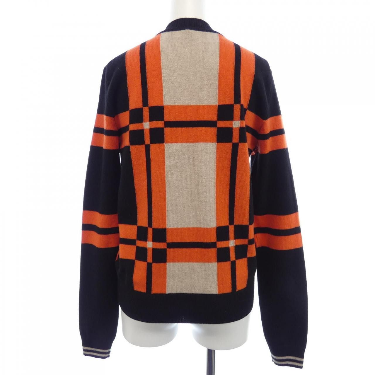 Hermes Hermes Hermes BRIDES DE GALA TARTAN Cashmere Knit Textile Tops DUTY FREE for USA Size ONE SIZE - 2 Thumbnail