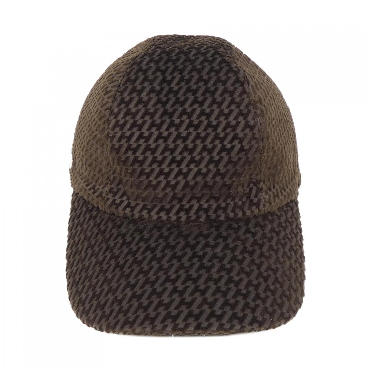 Hermes Hermes Hermes Velour Cap Textile Hats DUTY FREE for USA Size ONE SIZE - 2 Thumbnail