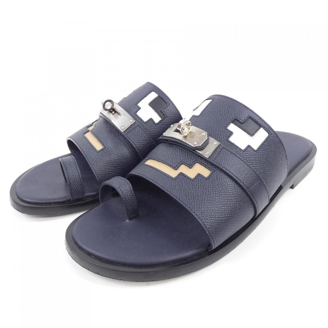 Hermes Hermes Hermes JOKE Leather Sandals Leather Shoes DUTY FREE for USA Size ONE SIZE - 3 Thumbnail