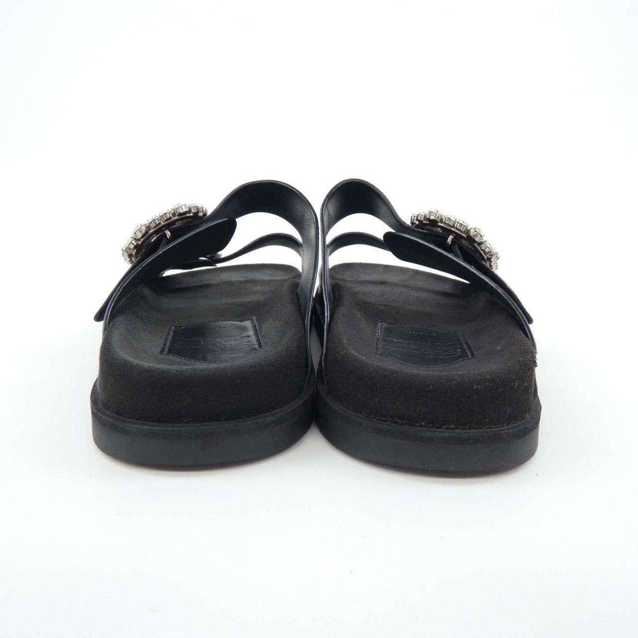 Roger Vivier Roger Vivier Roger Vivier Strass Buckle Leather Sandals Leather Shoes DUTY FREE for USA Size ONE SIZE - 5 Thumbnail