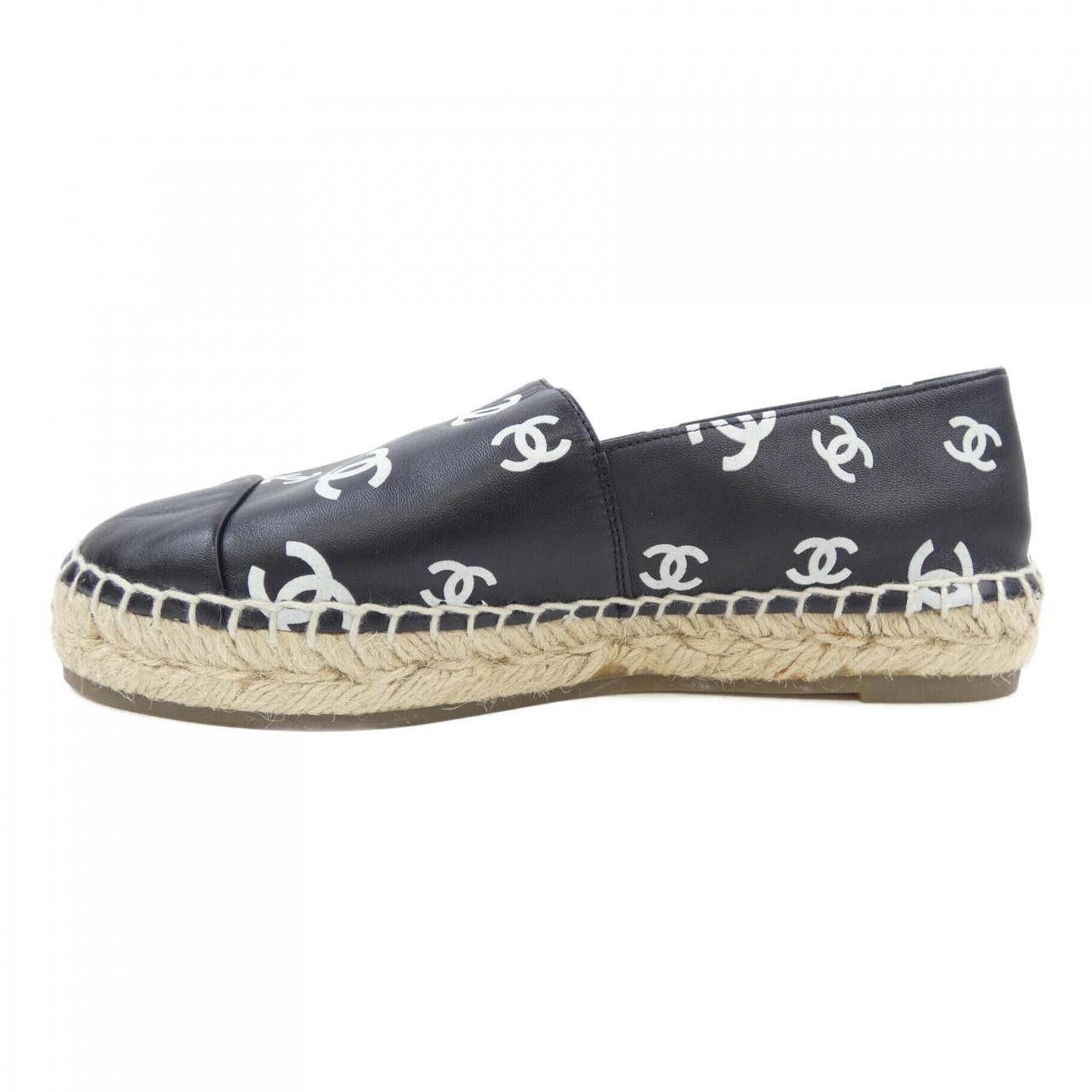 Chanel Chanel Chanel Espadrille Lambskin Shoes Leather Shoes G38628Y55871 DUTY FREE for USA Size ONE SIZE - 2 Thumbnail