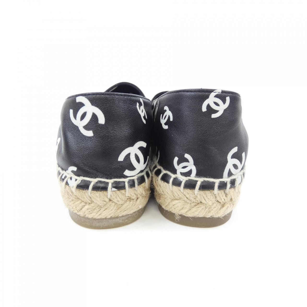 Chanel Chanel Chanel Espadrille Lambskin Shoes Leather Shoes G38628Y55871 DUTY FREE for USA Size ONE SIZE - 5 Thumbnail
