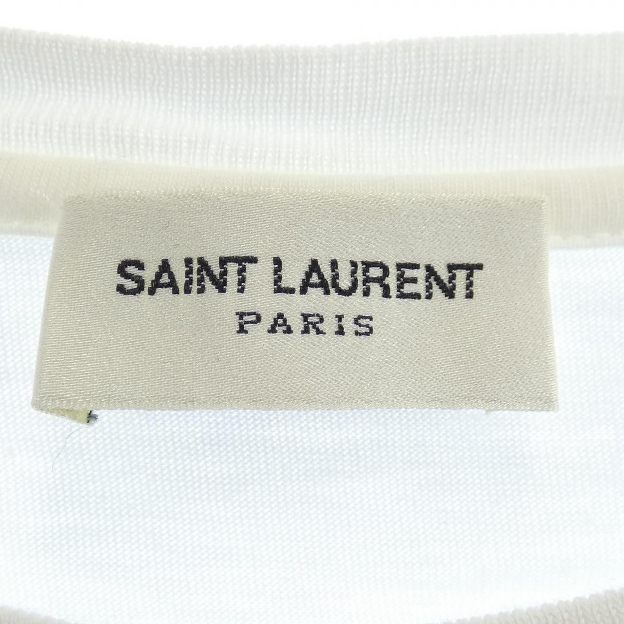Yves Saint Laurent Yves Saint Laurent Saint Laurent Cotton T Shirt Textile T-Shirts 663278 DUTY FREE for USA Size ONE SIZE - 4 Thumbnail