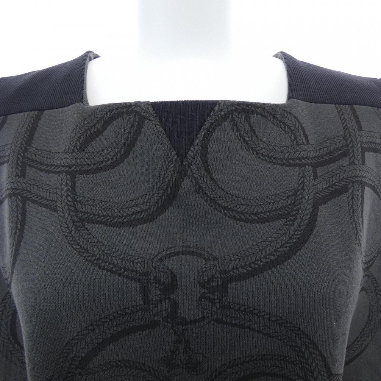 Hermes Hermes Hermes Parfroy Remix Dress38 Textile Dresses 5H4514DT DUTY FREE for USA Size ONE SIZE - 5 Thumbnail