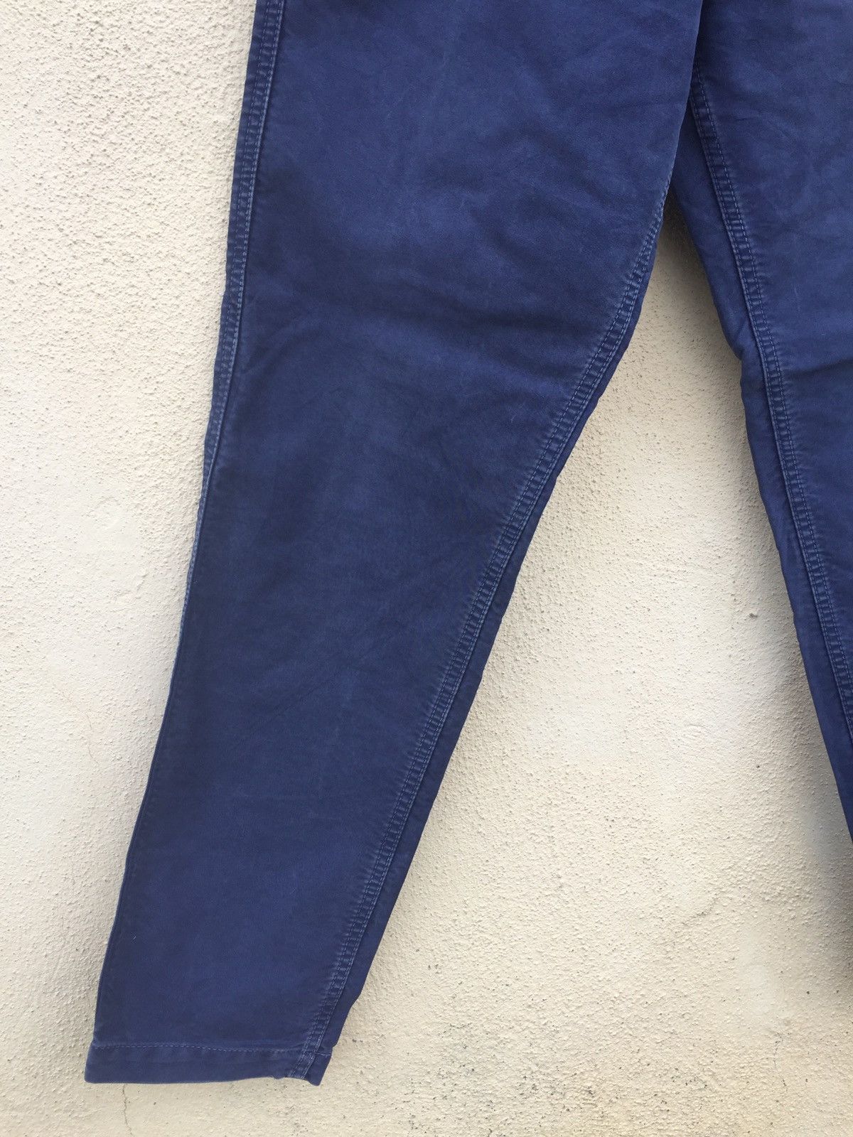 Eternal × Japanese Brand DEEP BLUE BY ETERNAL HARD COTTON DENIM BLUE DYE FABRIC Size US 28 / EU 44 - 4 Thumbnail