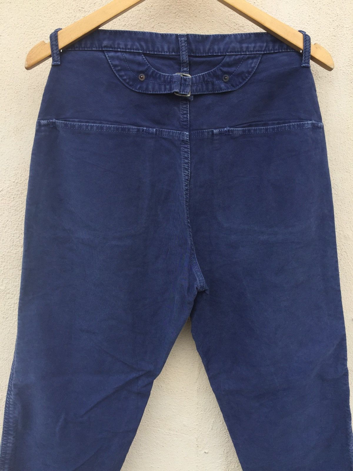 Eternal × Japanese Brand DEEP BLUE BY ETERNAL HARD COTTON DENIM BLUE DYE FABRIC Size US 28 / EU 44 - 9 Thumbnail
