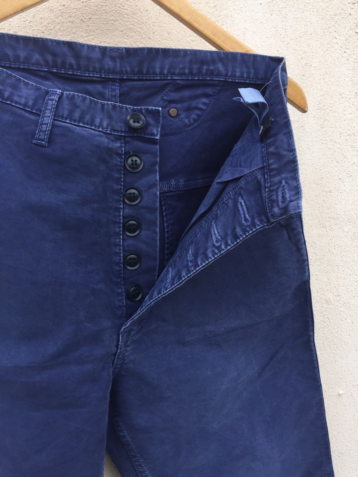 DEEP BLUE by Eternal Buckle Back Pant, KAPITAL LOOKED