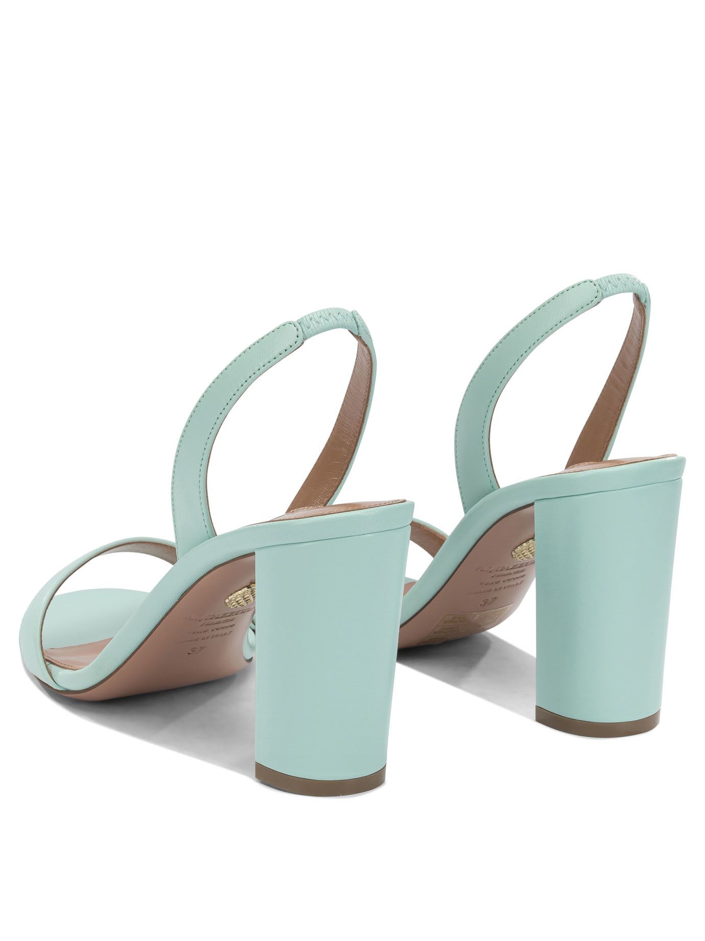 Aquazzura Aquazzura So Nude Block 85Mm Heeled Sandals IT 35 Women - USA Duties Paid Size US 5 / IT 35 - 4 Thumbnail