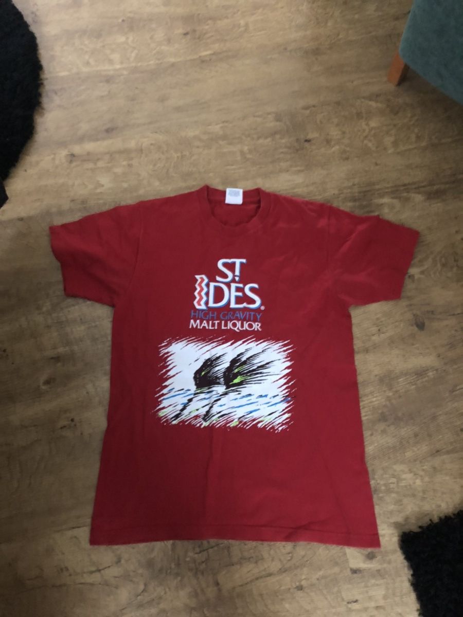 Supreme St Ides Tee Black Medium Sealed Authentic New 2016