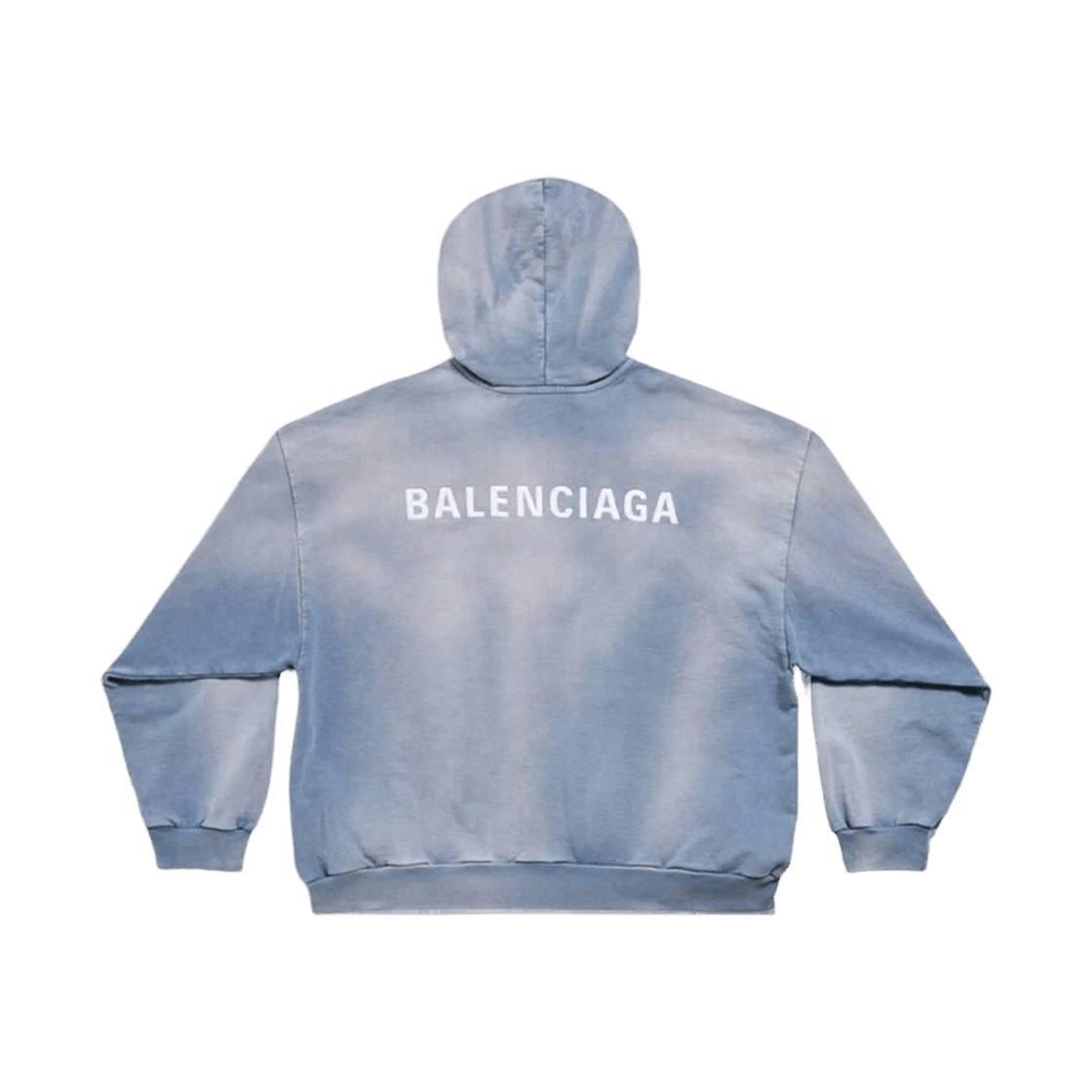 Balenciaga balenciaga back hoodie medium fit faded blue Size US XL / EU 56 / 4 - 2 Thumbnail