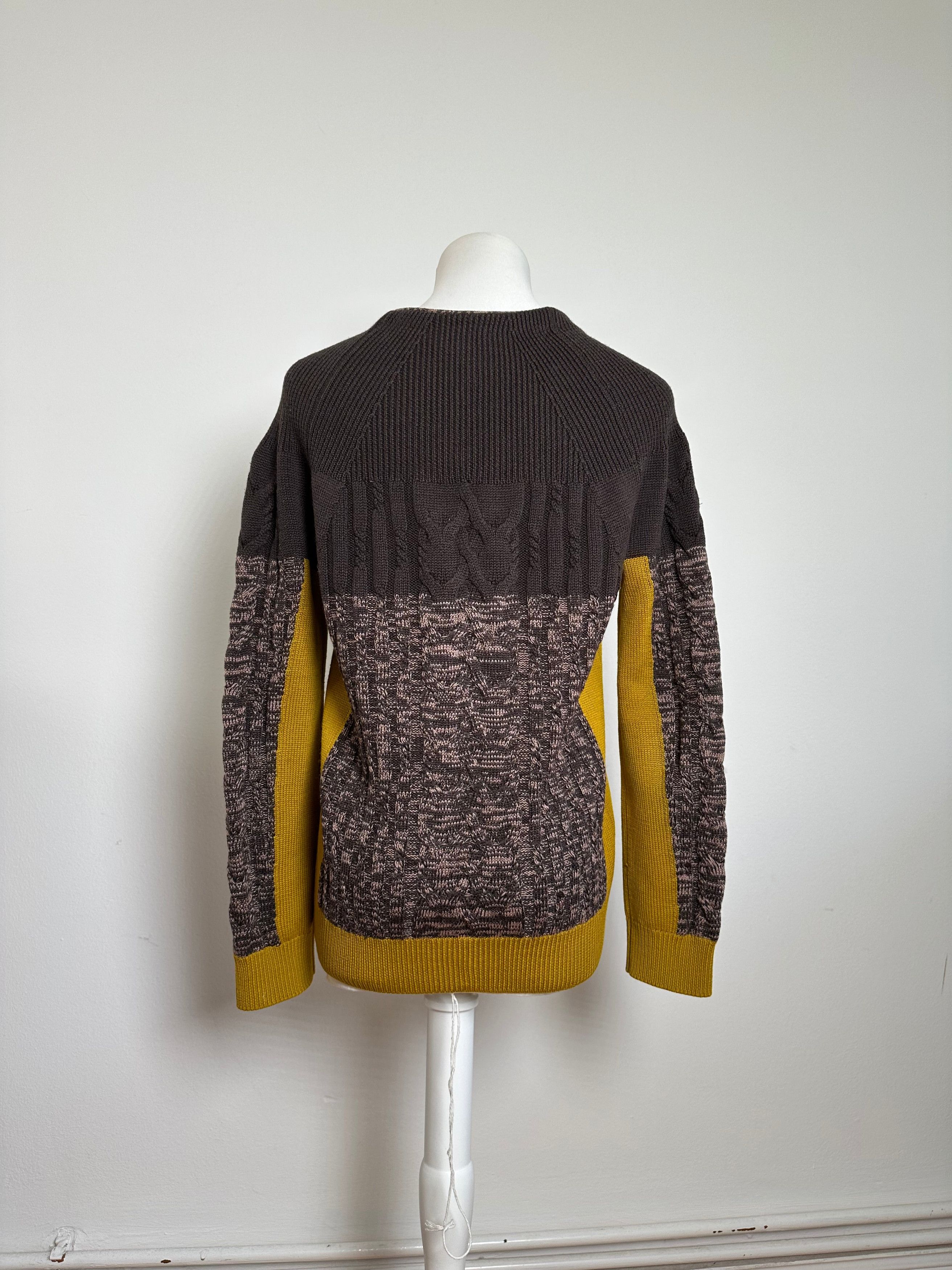 Etro Vintage Cardigan Brown Yellow M Size L / US 10 / IT 46 - 2 Thumbnail