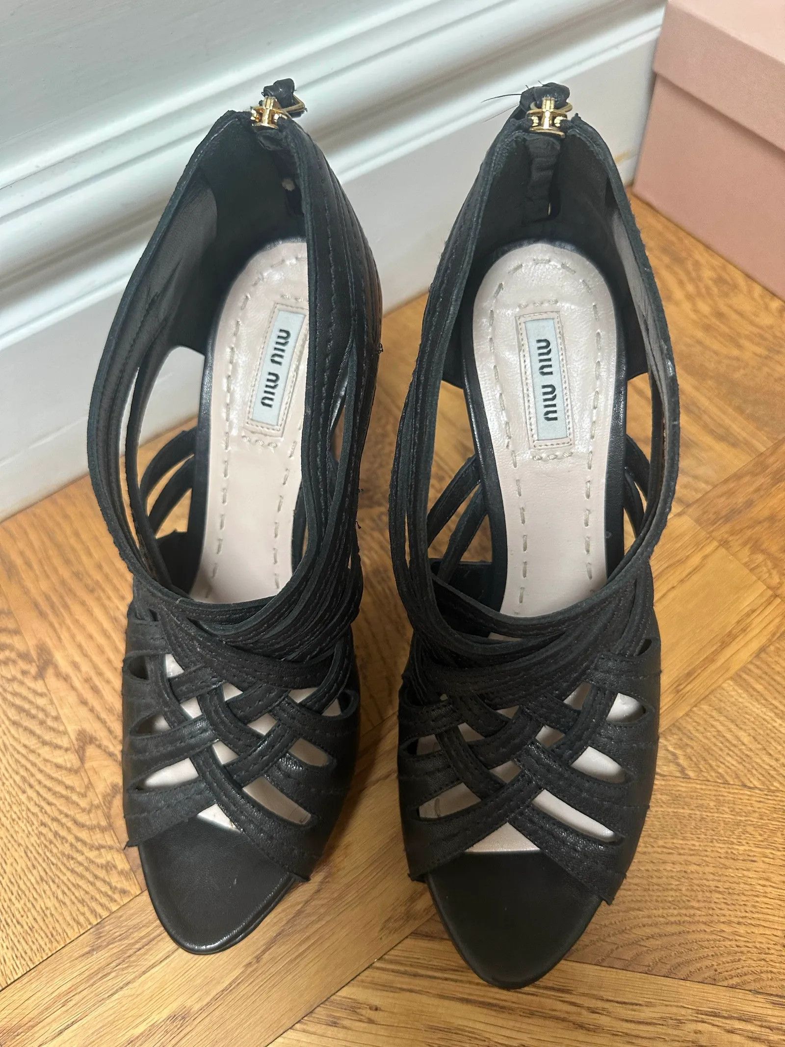 Miu Miu Miu Miu Calature Donna Nappa Washed 5 Heels Size US 9.5 / IT 39.5 - 2 Thumbnail