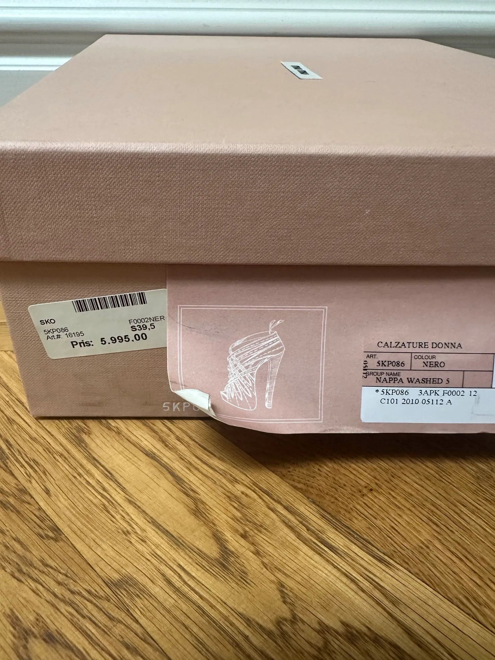 Miu Miu Miu Miu Calature Donna Nappa Washed 5 Heels Size US 9.5 / IT 39.5 - 3 Thumbnail
